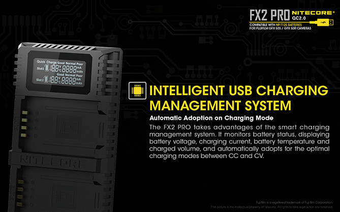 1019870_C.jpg - Nitecore FX2 Pro Charger Fuji NP-T125 - Image 3