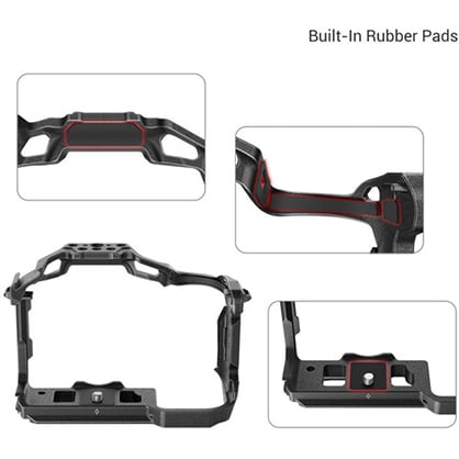 1019920_D.jpg - SmallRig Black Mamba Camera Cage for Canon EOS R7 4003 - Thumbnail 4