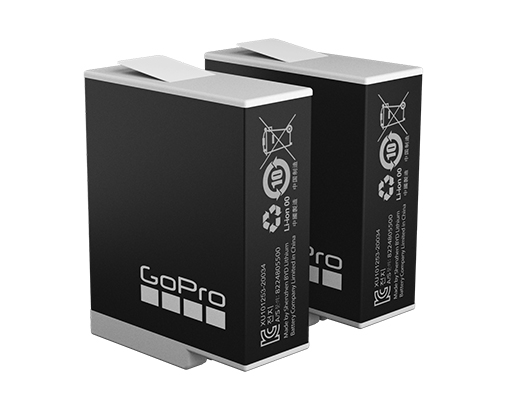 GoPro Enduro Rechargeable Battery 2-Pack for Hero 9 Hero 10 Hero 11