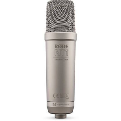 1020510_B.jpg - RODE NT1 5th Generation Large-Diaphragm Cardioid Condenser XLR/USB Mic Silver - Thumbnail 2
