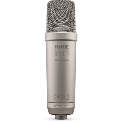 1020510_B.jpg - RODE NT1 5th Generation Large-Diaphragm Cardioid Condenser XLR/USB Mic Silver - Image 2