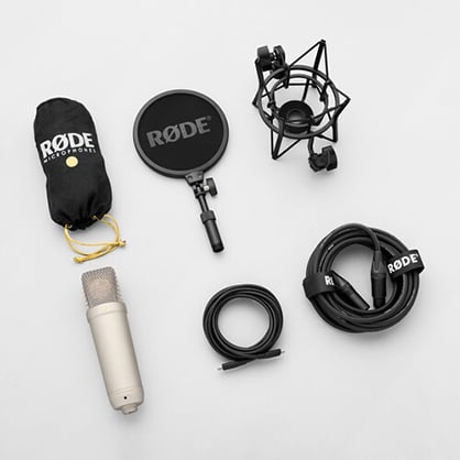 1020510_E.jpg - RODE NT1 5th Generation Large-Diaphragm Cardioid Condenser XLR/USB Mic Silver - Image 5