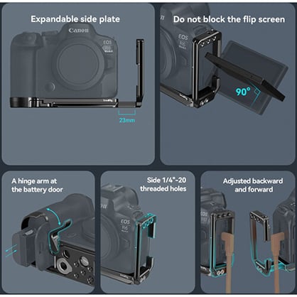 1020550_C.jpg - SmallRig Cage for Canon R6 II 4159 - Thumbnail 3