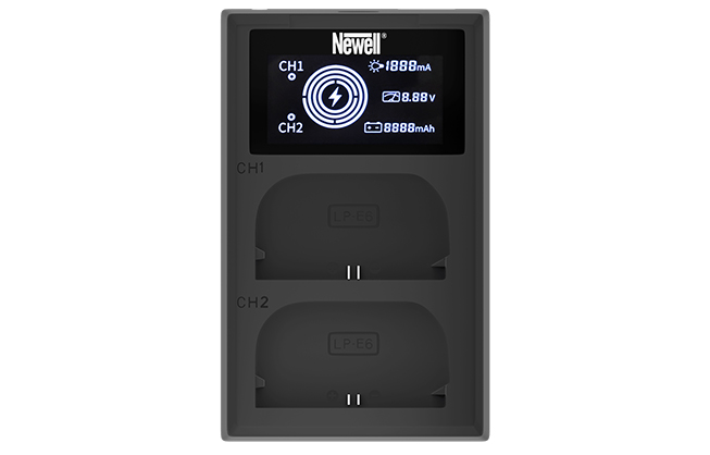 1021050_A.jpg - Newell FDL-USB-C dual-channel charger for Canon LP-E6 - Image 1