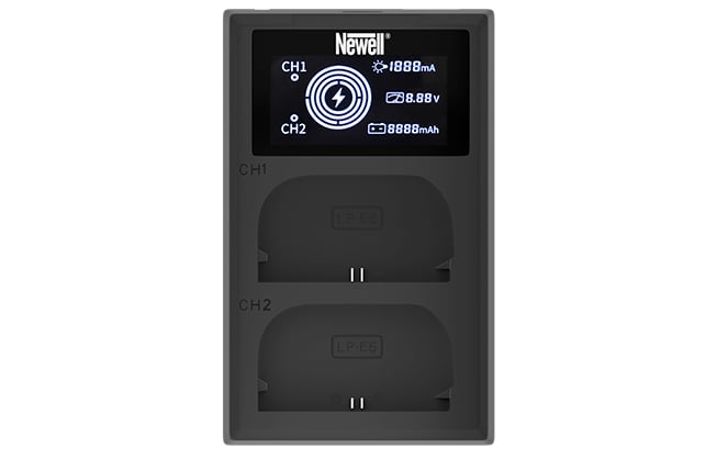 1021050_A.jpg - Newell FDL-USB-C dual-channel charger for Canon LP-E6 - Image 1