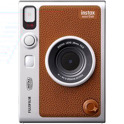 1021350_B.jpg - Instax Mini Evo Hybrid Instant Camera Brown - Thumbnail 2