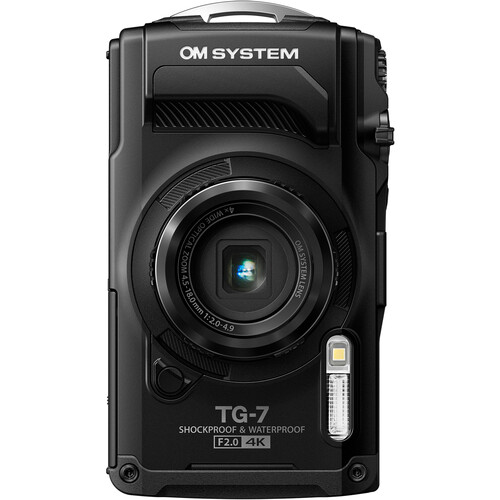 1021680_A.jpg - OM SYSTEM Tough TG-7 Digital Camera (Black) - Image 1