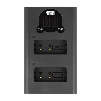 1022390_B.jpg - Newell Dual-channel charger and LP-E17 battery pack Newell DL-USB-C for Canon - Thumbnail 2