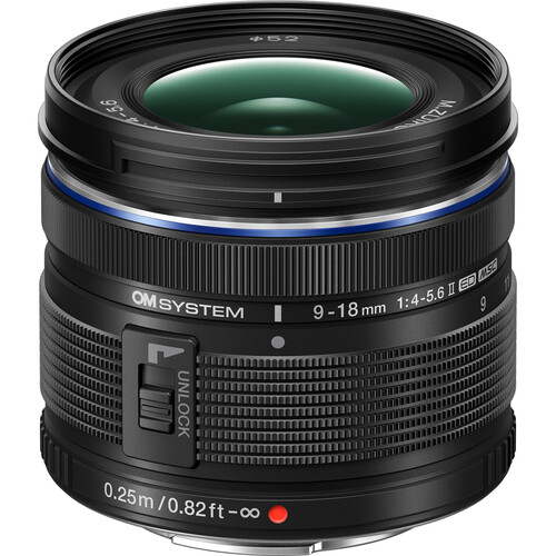 OM SYSTEM ED 9-18mm f/4-5.6 II Lens - Best Available Image