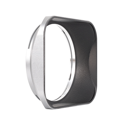 1022550_B.jpg - Kase Square Lens Hood for Fujifilm X100VI Series in Silver - Image 2