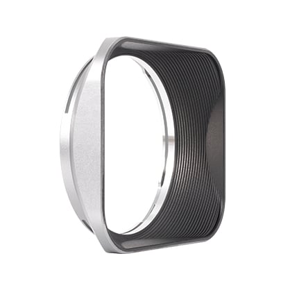 1022550_B.jpg - Kase Square Lens Hood for Fujifilm X100VI Series in Silver - Image 2