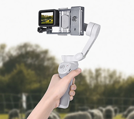 Sunny Action Camera Adapter (GoPro, DJI Action) on Mobile Gimbal - Best Available Image