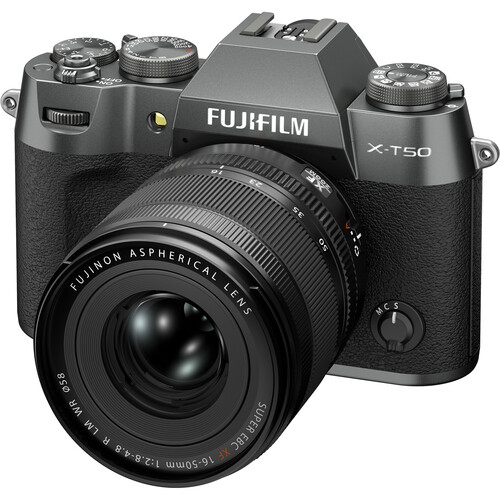 1022700_E.jpg - FUJIFILM X-T50 Mirrorless Camera + XF 16-50mm f/2.8-4.8 Lens (Charcoal Silver) - Image 5