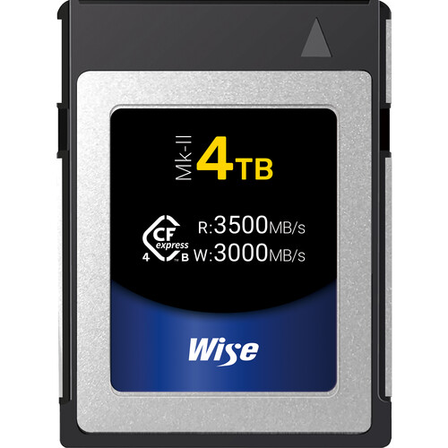 Best image for Wise 4TB CFexpress 4.0 Type B Mark II Memory Card
