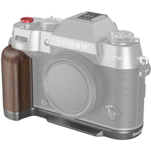 Best image for SmallRig Wooden L-Shape Grip for FUJIFILM X-T50 (Charcoal Silver) 4736