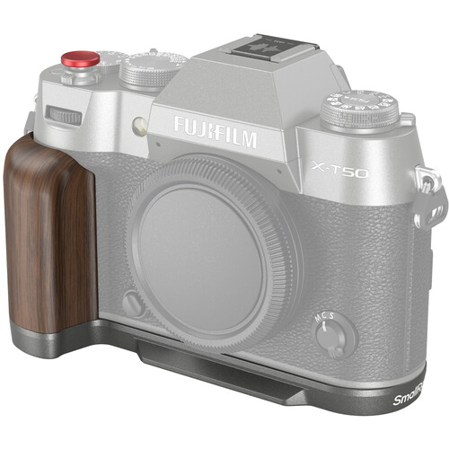 SmallRig Wooden L-Shape Grip for FUJIFILM X-T50 (Charcoal Silver) 4736 - Best Available Image