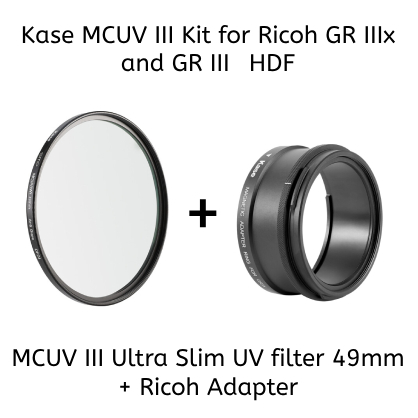 Kase MCUV III Kit for Ricoh GR III and GR III HDF