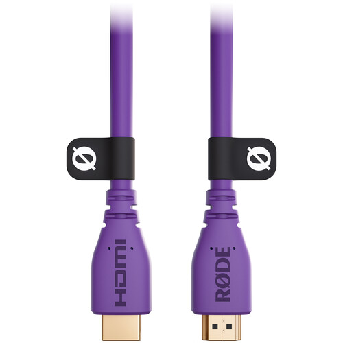 1023740_A.jpg - RODE HDMI to HDMI 2.1 Cable 1.5m Purple - Image 1