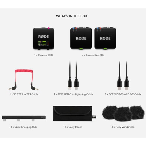 1024160_E.jpg - RODE Wireless GO III (Gen 3) 2-Person Compact Wireless Microphone /Recorder