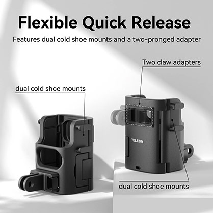 1024180_A.jpg - Telesin Multi-functional Frame For DJI Pocket 3 4 - Image 1