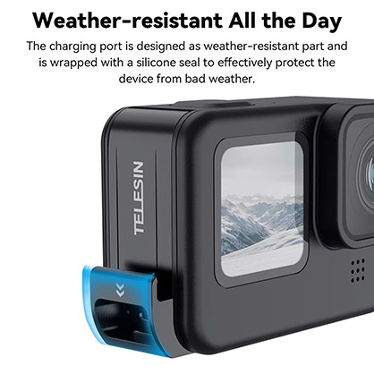 1024200_A.jpg - Telesin Plastic Side Door for GoPro Hero 12/11/10/9 - Image 1