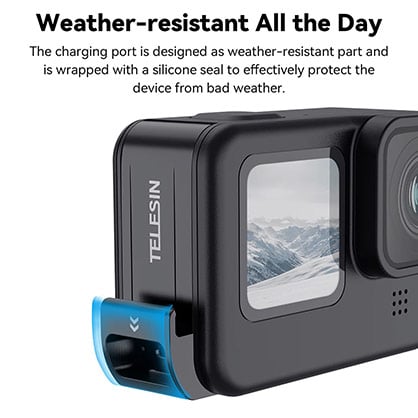 1024200_A.jpg - Telesin Plastic Side Door for GoPro Hero 12/11/10/9 - Image 1