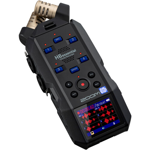 Zoom H6essential 6-Track 32-Bit Float Portable Audio Recorder - Best Available Image