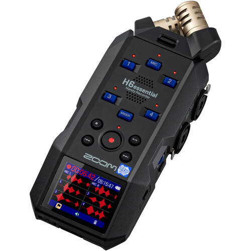 1024450_A.jpg - Zoom H6essential 6-Track 32-Bit Float Portable Audio Recorder - Thumbnail 1