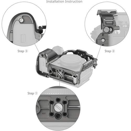 1024540_C.jpg - SmallRig Cage for Sony a1 II and a9 III Mirrorless Cameras 5187 - Image 3