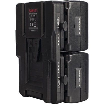 1024650_B.jpg - SWIT Hot-Swap V Mount Battery Plate Combine 2 Batts Into 1 Large Capacity Unit - Thumbnail 2