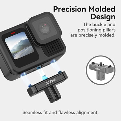 1024830_B.jpg - Telesin Magnetic Latch Mount Adapter for GoPro Hero 13 Black - Thumbnail 2