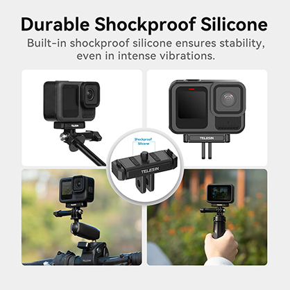 Telesin Magnetic Latch Mount Adapter for GoPro Hero 13 Black