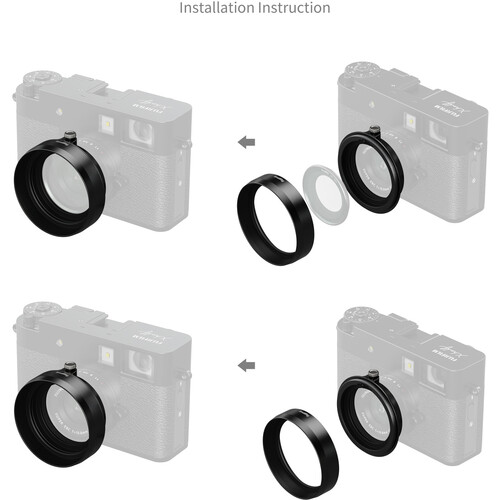 1025200_C.jpg - SmallRig Lens Hood for FUJIFILM X half (Black) 5215 - Image 2