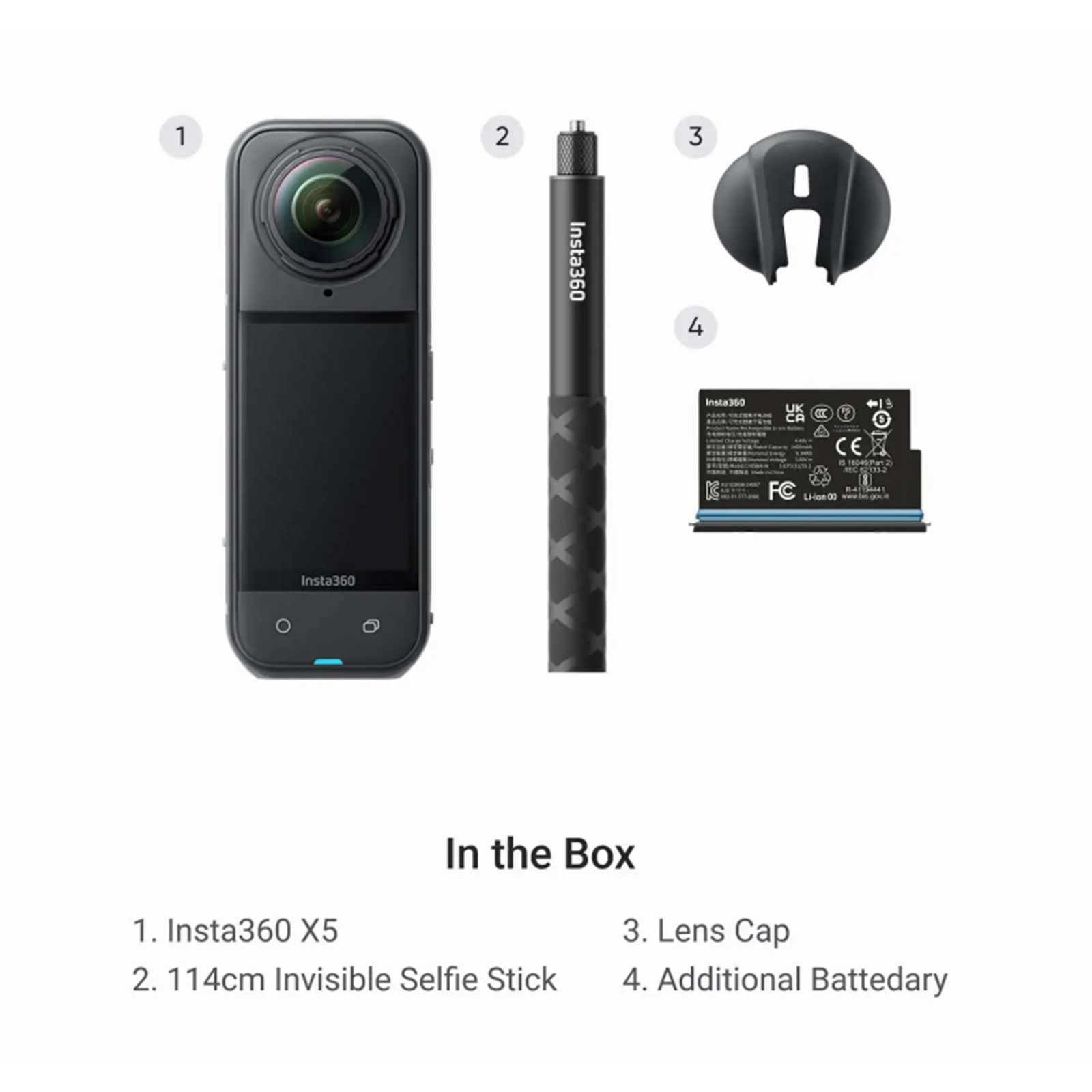 Best image for Insta360 X5 360 8K Camera Starter Bundle