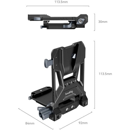 1025730_A.jpg - SmallRig V-Mount Battery Mounting Plate 4505B - Image 1