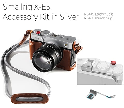 Best image for SmallRig X-E5 Leather Case Kit - Silver