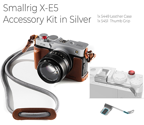 SmallRig X-E5 Leather Case Kit - Silver - Best Available Image
