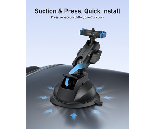 1025900_B.jpg - Telesin Power Suction Cup Mount for HERO13 - Image 2