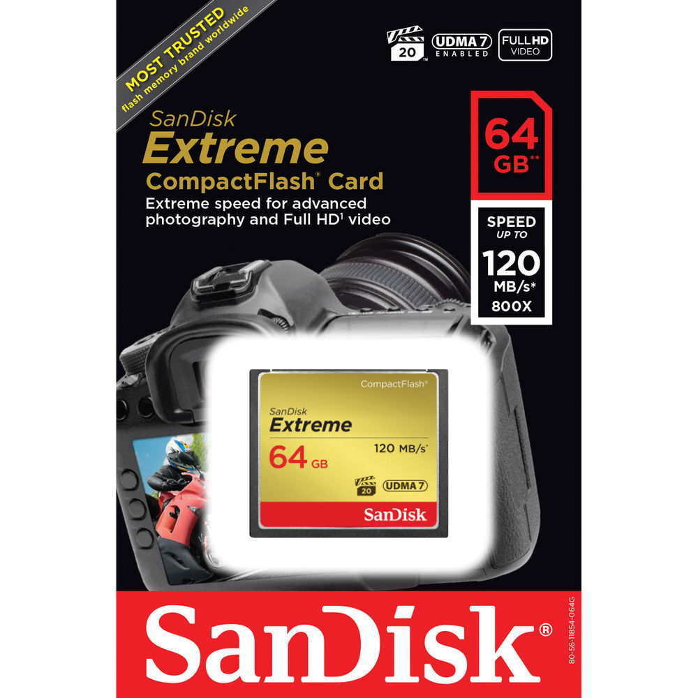 1026000_A.jpg - SanDisk 64GB Extreme CompactFlash Memory Card - Thumbnail 1