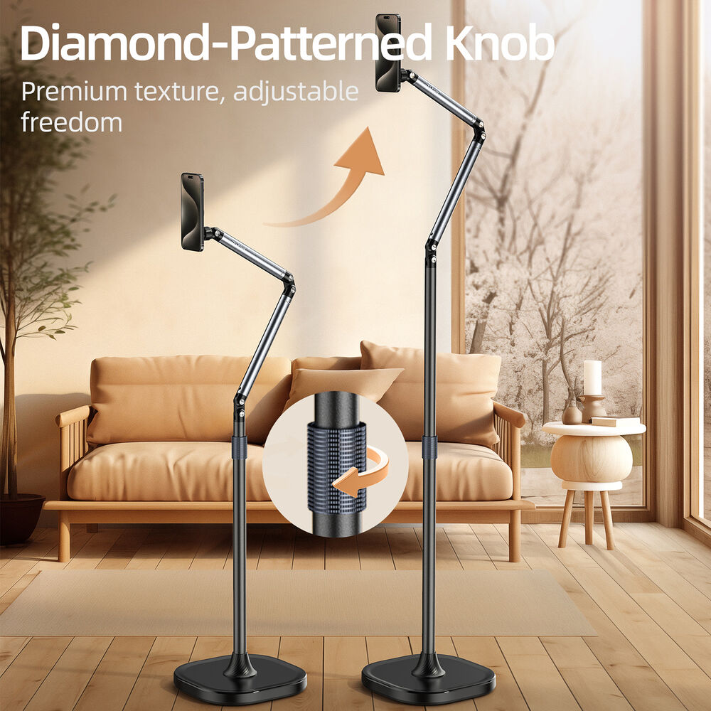 1026130_C.jpg - Telesin Phone Floor Stand and Articulating Arm with MagSafe - Image 3