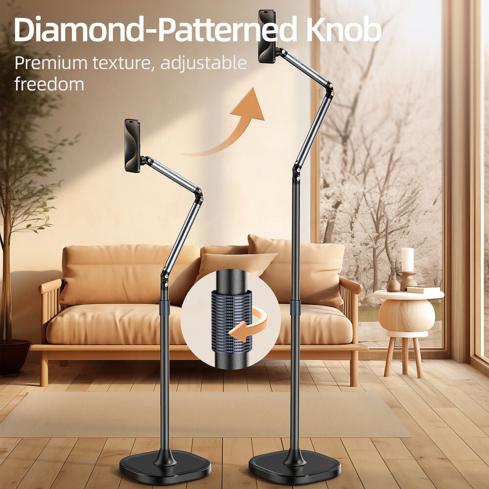 1026130_C.jpg - Telesin Phone Floor Stand and Articulating Arm with MagSafe - Image 3