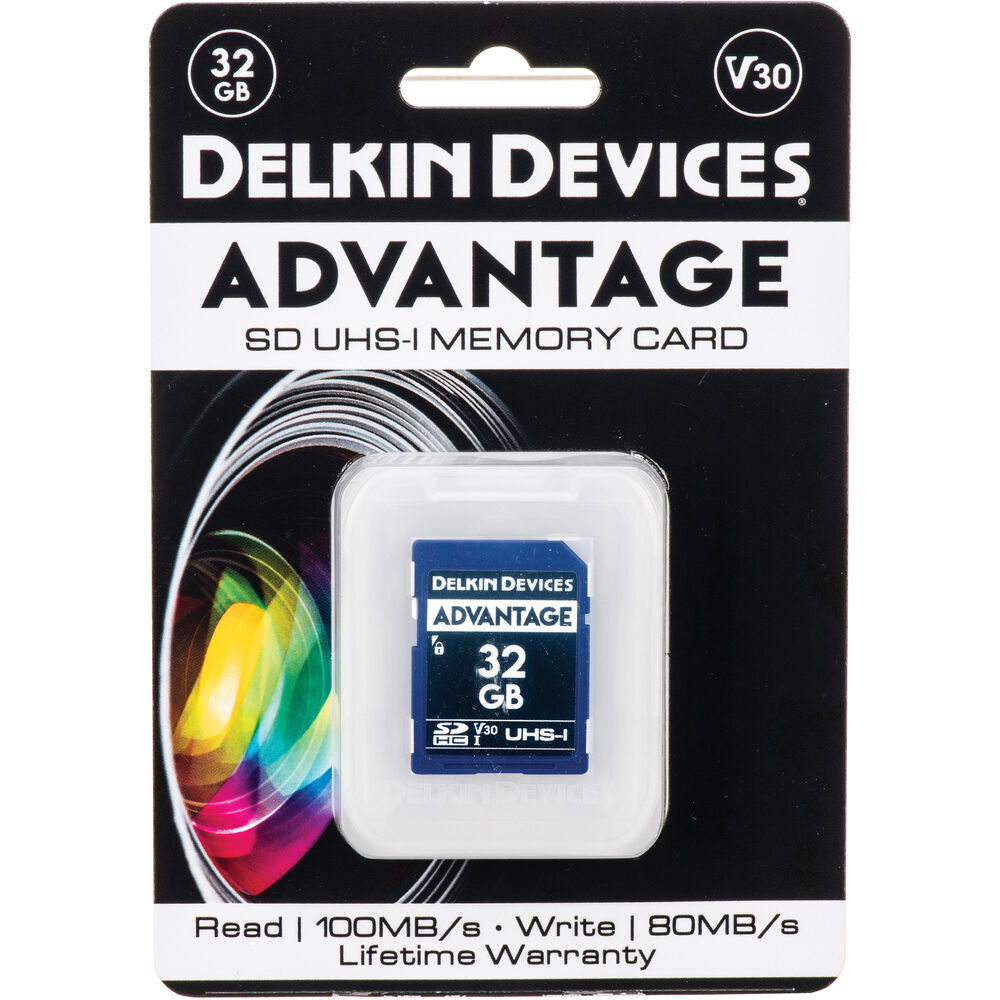 1026330_A.jpg - Delkin 32GB Advantage UHS-I SDHC Memory Card - Image 1