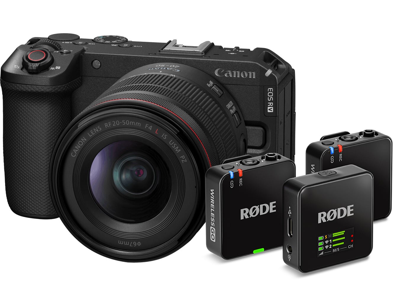 Best image for Canon EOS R6 V Mirrorless Camera with 20-50mm f/4 Lens + Bonus RODE GO III Mic