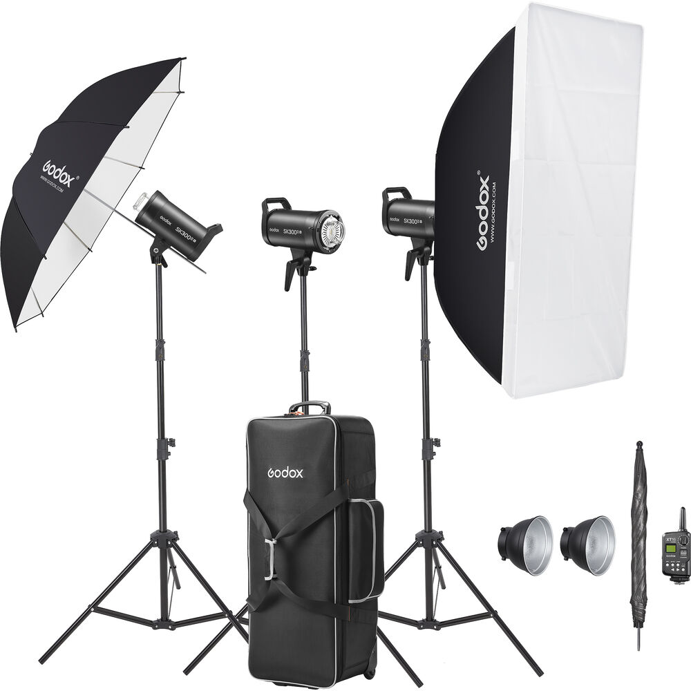 Godox SK300III-V Studio Flash Monolight (3-Light Kit) - Best Available Image
