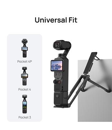 1026720_A.jpg - Telesin Magnetic Portable Multifunctional Tripod for DJI Osmo Pocket 4P / 4 / 3 - Image 1