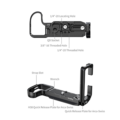 1027060_A.jpg - SmallRig L-Shaped Mount Plate for Nikon Z5IIC 6410 - Image 1
