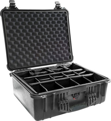 Pelican 1550 case with dividers