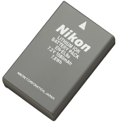 Nikon EN-EL9a Li-Ion Battery