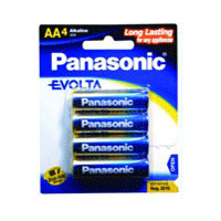 PANASONIC EVOLTA  AA BATTERIES (4x)