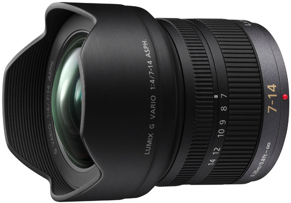 Panasonic LUMIX G VARIO 7-14mm f4.0 Aspherical lens - Best Available Image